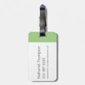 Buddy de Elf OMG Santa! Ik ken hem! Bagagelabel (Achterkant verticaal)