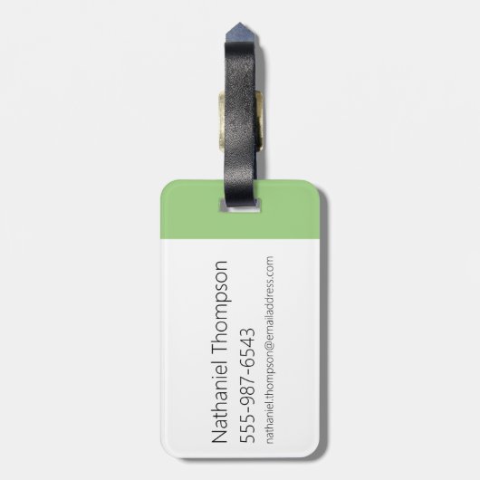 Buddy de Elf OMG Santa! Ik ken hem! Bagagelabel (Achterkant verticaal)