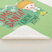 Buddy de Elf OMG Santa! Ik ken hem! Sherpa Deken (3/4)