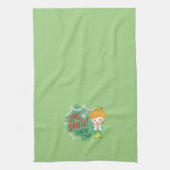 Buddy de Elf OMG Santa! Ik ken hem! Theedoek (Verticaal)