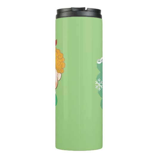 Buddy de Elf OMG Santa! Ik ken hem! Thermosbeker (Achterkant)