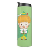 Buddy de Elf OMG Santa! Ik ken hem! Thermosbeker (Geroteerd rechts)