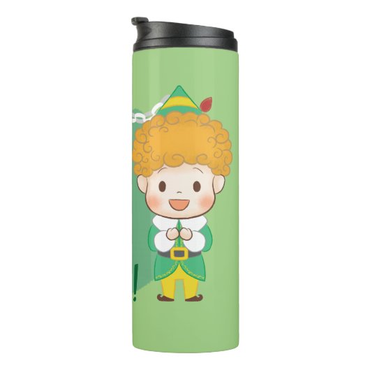 Buddy de Elf OMG Santa! Ik ken hem! Thermosbeker (Geroteerd rechts)