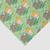 Buddy de Elf OMG Santa! Ik ken hem! Tissuepapier (Detail)