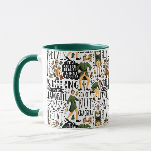 Buddy de Elf Quote Patroon Mok (Links)