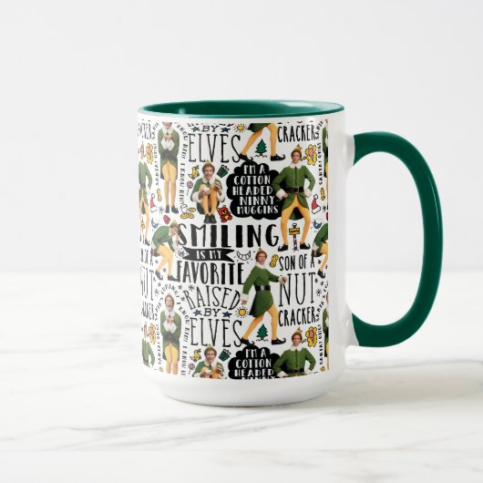 Buddy de Elf Quote Patroon Mok (Rechts)