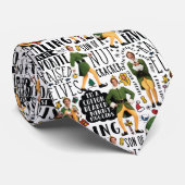 Buddy de Elf Quote Patroon Stropdas (Opgerold)