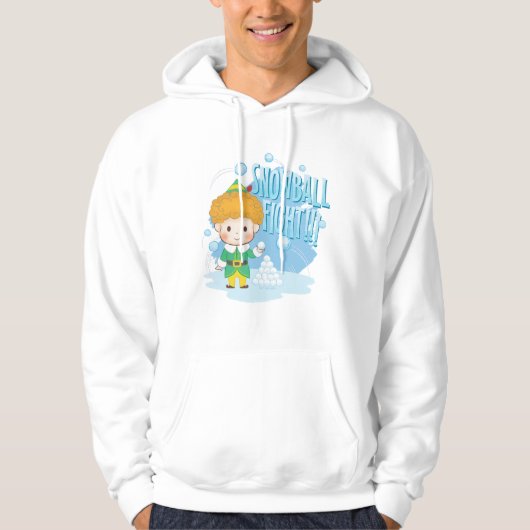 Buddy de Elf Sneeuwballengevecht! Hoodie (Voorkant)