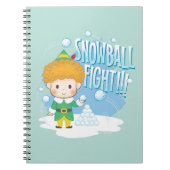 Buddy de Elf Sneeuwballengevecht! Notitieboek (Voorkant)
