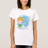 Buddy de Elf Sneeuwballengevecht! T-shirt (Voorkant)