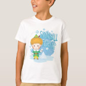 Buddy de Elf Sneeuwballengevecht! T-shirt (Voorkant)