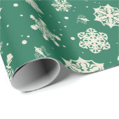 Buddy de Elf Sneeuwvlok Patroon Cadeaupapier (Rol Hoek)