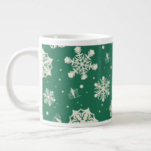 Buddy de Elf Sneeuwvlok Patroon Grote Koffiekop