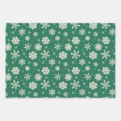 Buddy de Elf Sneeuwvlok Patroon Inpakpapier Vel (Voorkant 3)