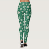 Buddy de Elf Sneeuwvlok Patroon Leggings (Achterkant)