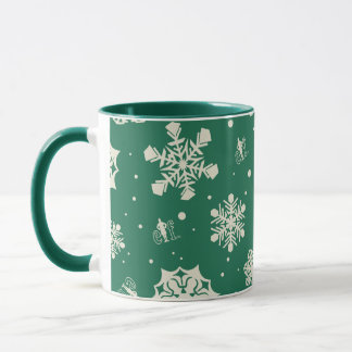 Buddy de Elf Sneeuwvlok Patroon Mok
