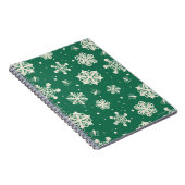 Buddy de Elf Sneeuwvlok Patroon Notitieboek (Rechterzijde)