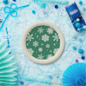 Buddy de Elf Sneeuwvlok Patroon Papieren Bordje (Feest)