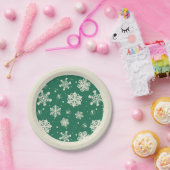 Buddy de Elf Sneeuwvlok Patroon Papieren Bordje (Feest)