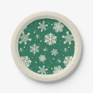 Buddy de Elf Sneeuwvlok Patroon Papieren Bordje