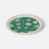 Buddy de Elf Sneeuwvlok Patroon Papieren Bordje (Gekanteld)