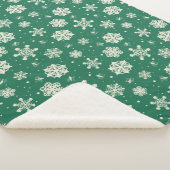 Buddy de Elf Sneeuwvlok Patroon Sherpa Deken (3/4)