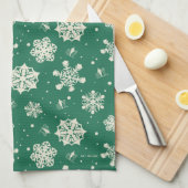 Buddy de Elf Sneeuwvlok Patroon Theedoek (Quarter Fold)