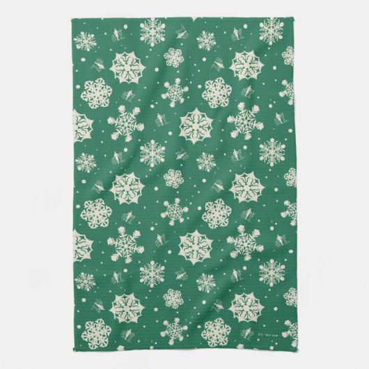 Buddy de Elf Sneeuwvlok Patroon Theedoek (Verticaal)