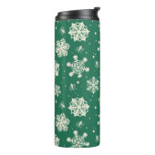 Buddy de Elf Sneeuwvlok Patroon Thermosbeker (Gedraaid links)