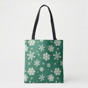 Buddy de Elf Sneeuwvlok Patroon Tote Bag