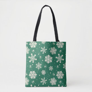 Buddy de Elf Sneeuwvlok Patroon Tote Bag
