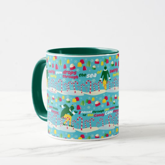 Buddy de Elf Snoeppatroon Mok (Voorkant links)