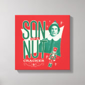 Buddy de Elf, zoon van een notenkraker Canvas Afdruk (Voorkant)
