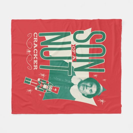 Buddy de Elf, zoon van een notenkraker Fleece Deken (Voorkant (Horizontaal))