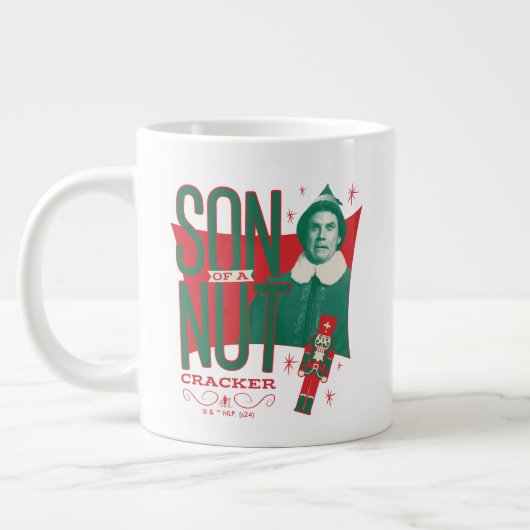 Buddy de Elf, zoon van een notenkraker Grote Koffiekop (Links)
