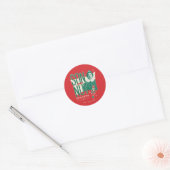 Buddy de Elf, zoon van een notenkraker Ronde Sticker (Envelop)