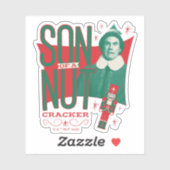 Buddy de Elf, zoon van een notenkraker Sticker (Vel)