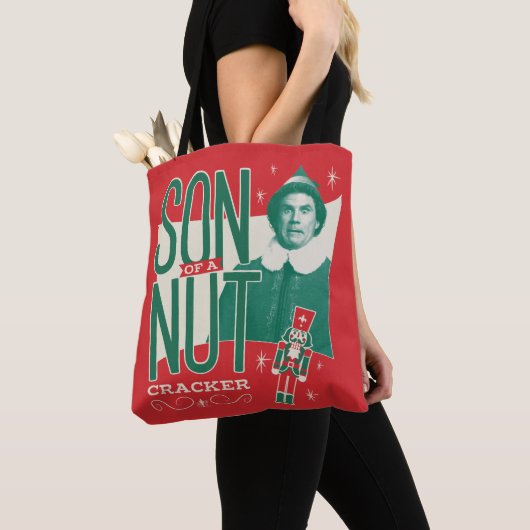 Buddy de Elf, zoon van een notenkraker Tote Bag (Dichtbij)