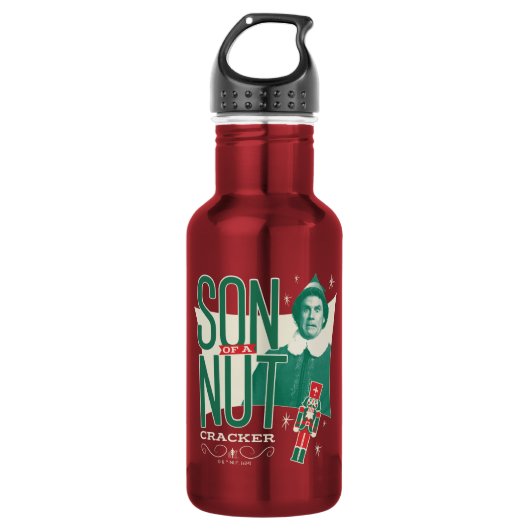 Buddy de Elf, zoon van een notenkraker Waterfles (Voorkant)