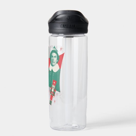 Buddy de Elf, zoon van een notenkraker Waterfles (Achterkant)