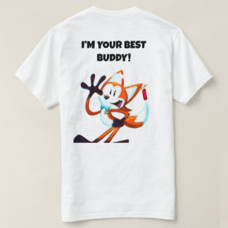 Buddy de ongelukkige vos t-shirt