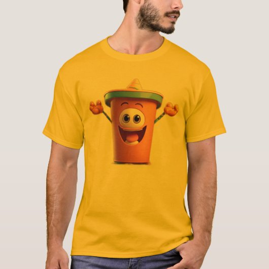 Buddy de vrolijke emmer t-shirt (Voorkant)