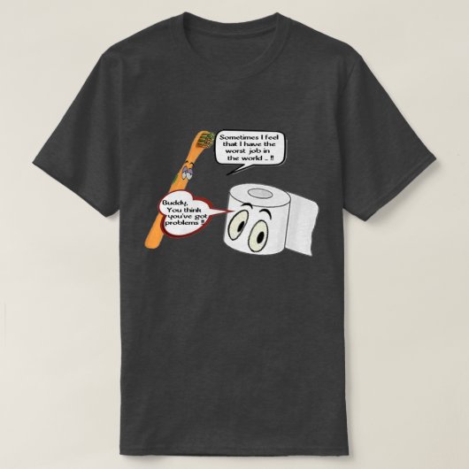 Buddy denkt dat je problemen hebt met grappige toi t-shirt (Design voorkant)