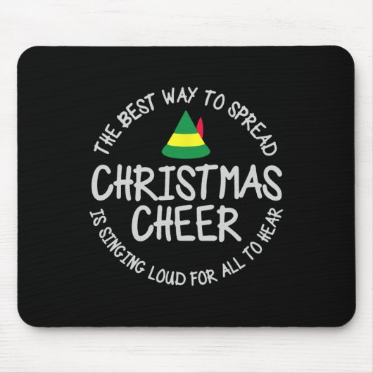 Buddy Elf Kerstfeest 2024 Muismat (Voorkant)