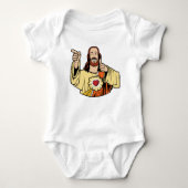 Buddy Jesus Baby One-Piece Romper (Voorkant)