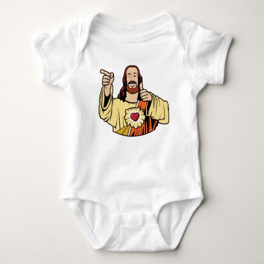 Buddy Jesus Baby One-Piece Romper (Voorkant)