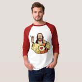 Buddy Jesus Baseball T-Shirt (Voorkant volledig)