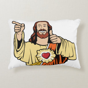Buddy Jesus Pillow Accent Kussen