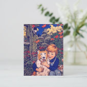 Buddy Jim en Zijne hond van John Rae Briefkaart (Staand voorkant)