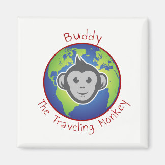 Buddy Logo Magnet, Vierkant Magneet